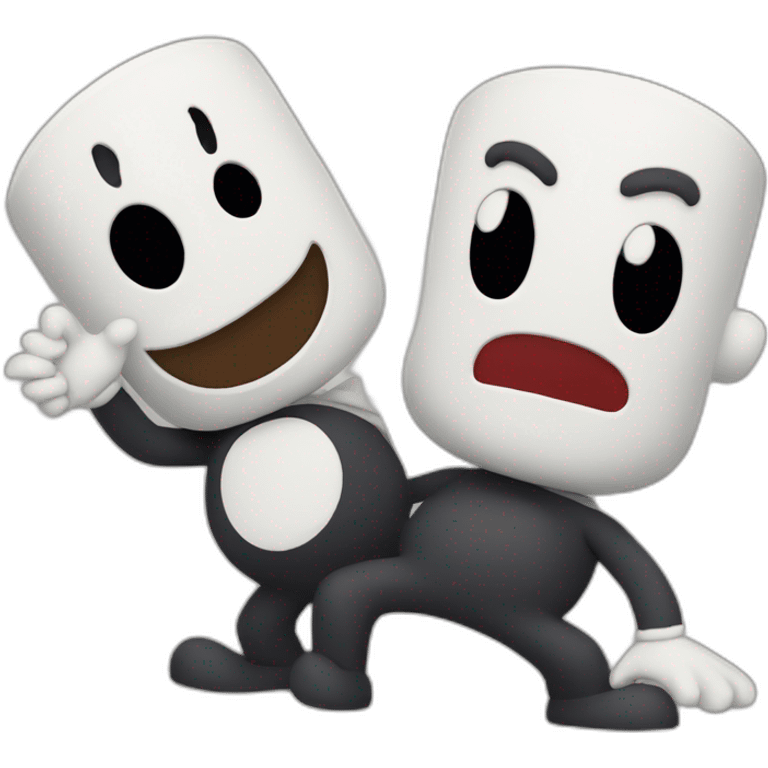 Cuphead and mugman emoji