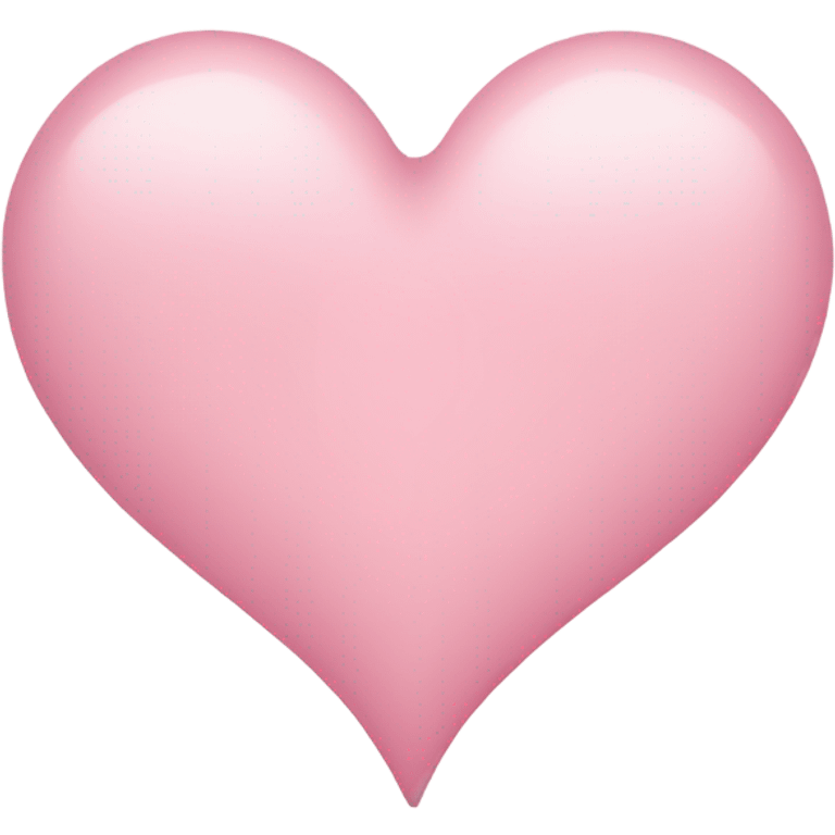 Light pink heart  emoji