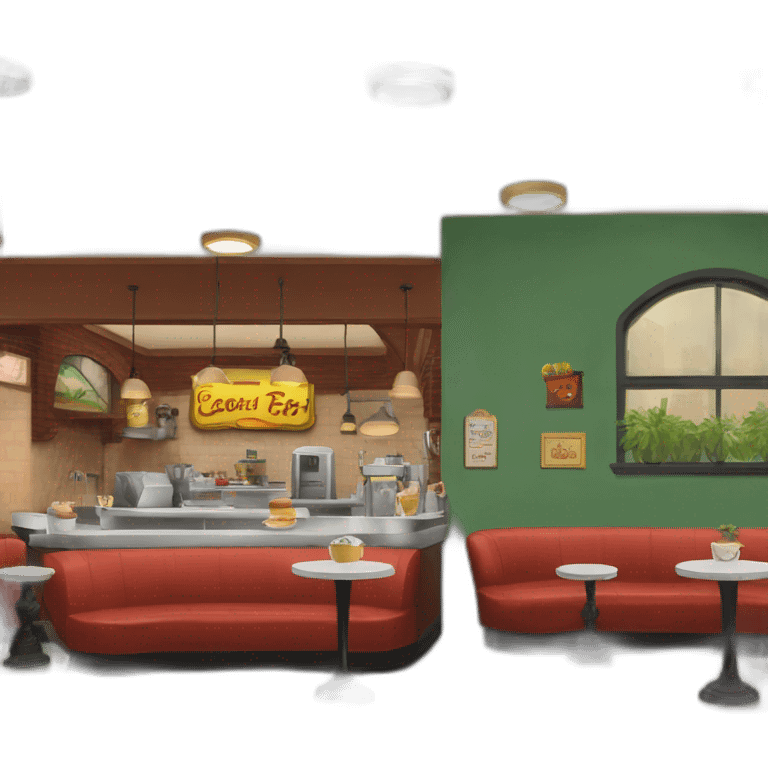 Friends Cafe central perk emoji