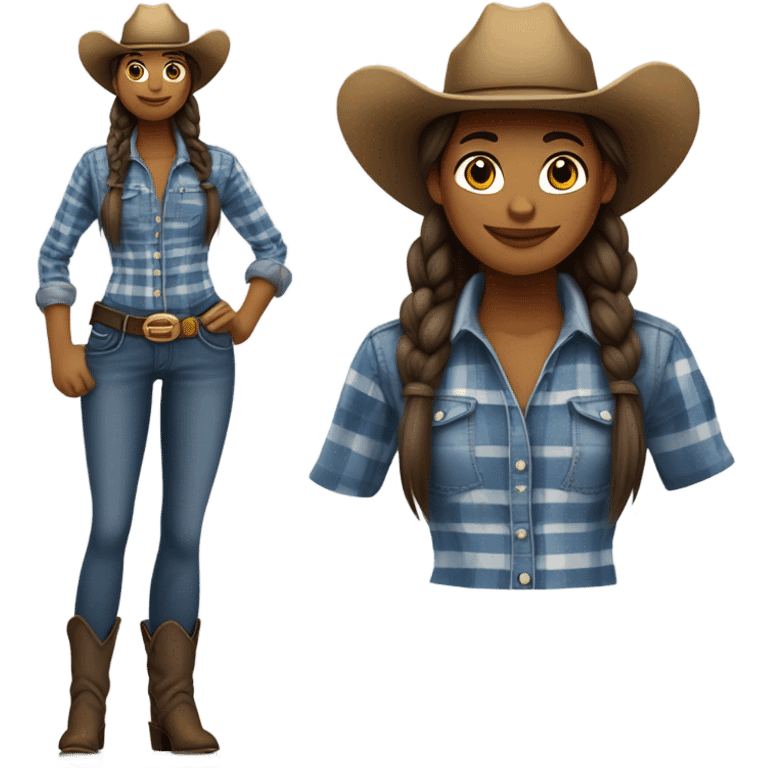 Cowgirl emoji