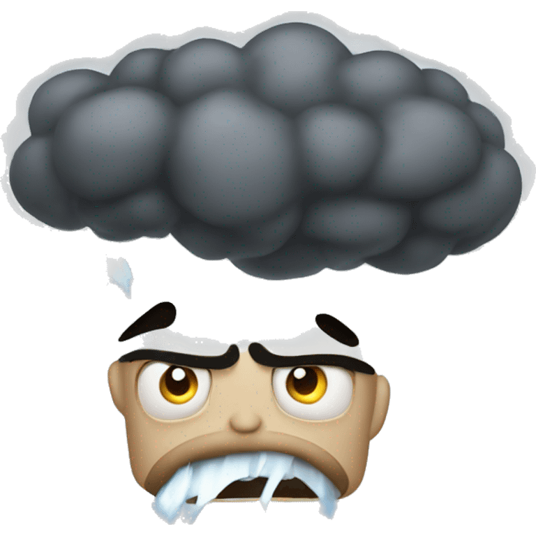 angry storm cloud emoji