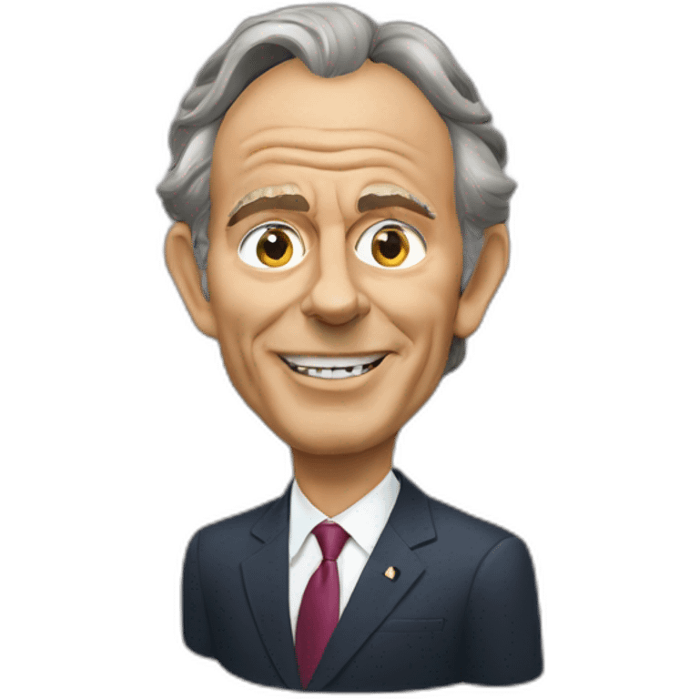 Tony Blair head and shoulders emoji emoji