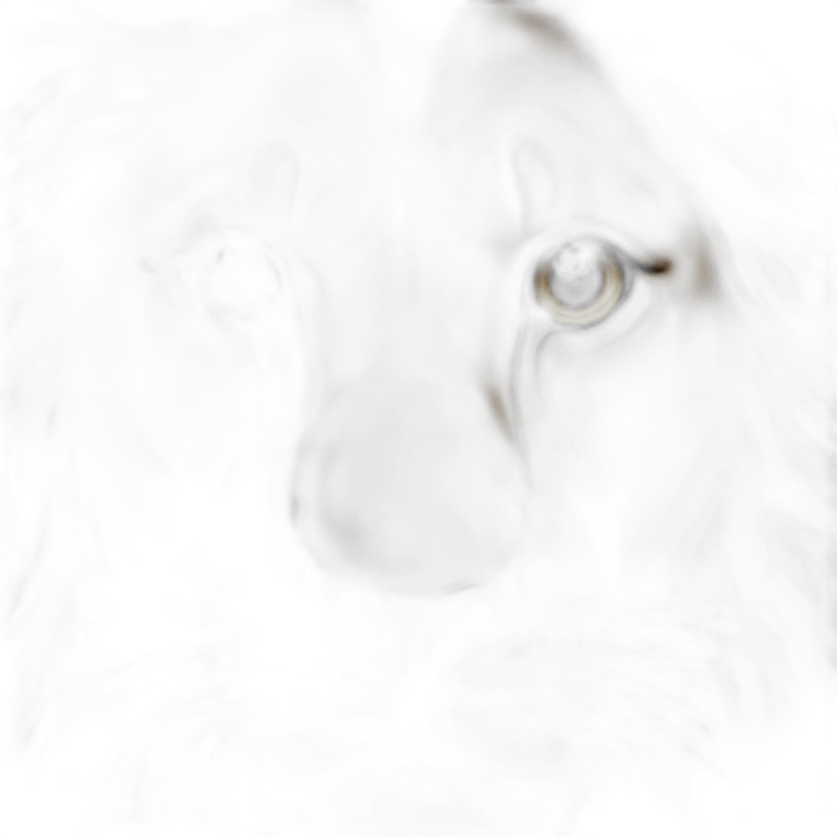 Paint of a lion emoji