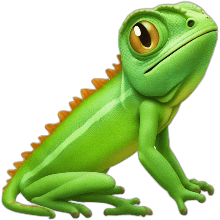 Caméléon emoji