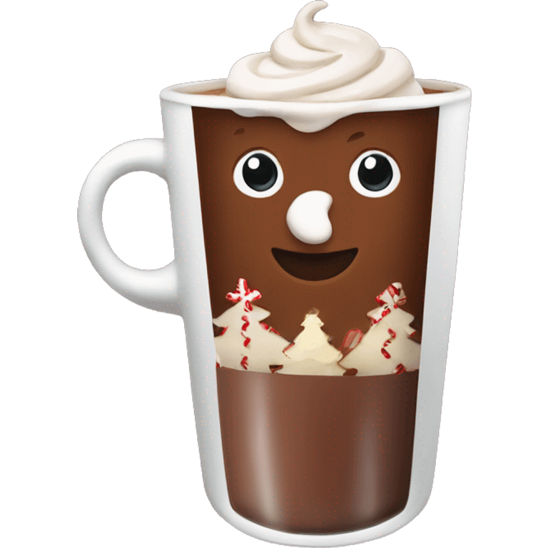 christmas hot chocolate  emoji