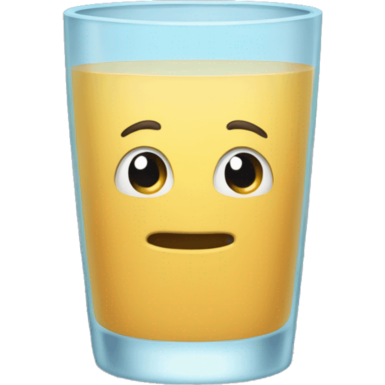 Vaso de agua emoji