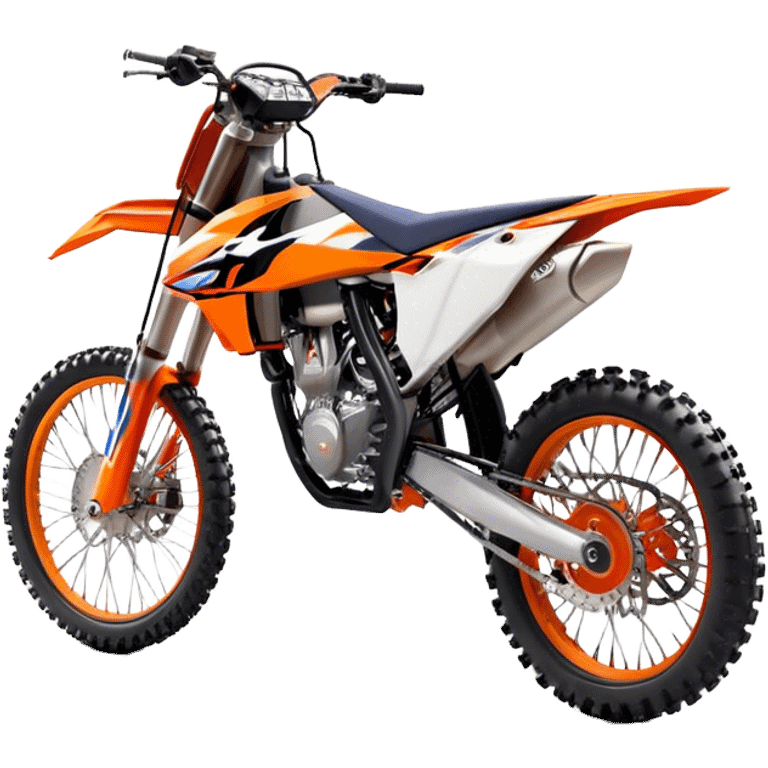 KTM Dirtbike - KTM 250 SX (Model Year: 2021) (Iconic colour: Orange) emoji