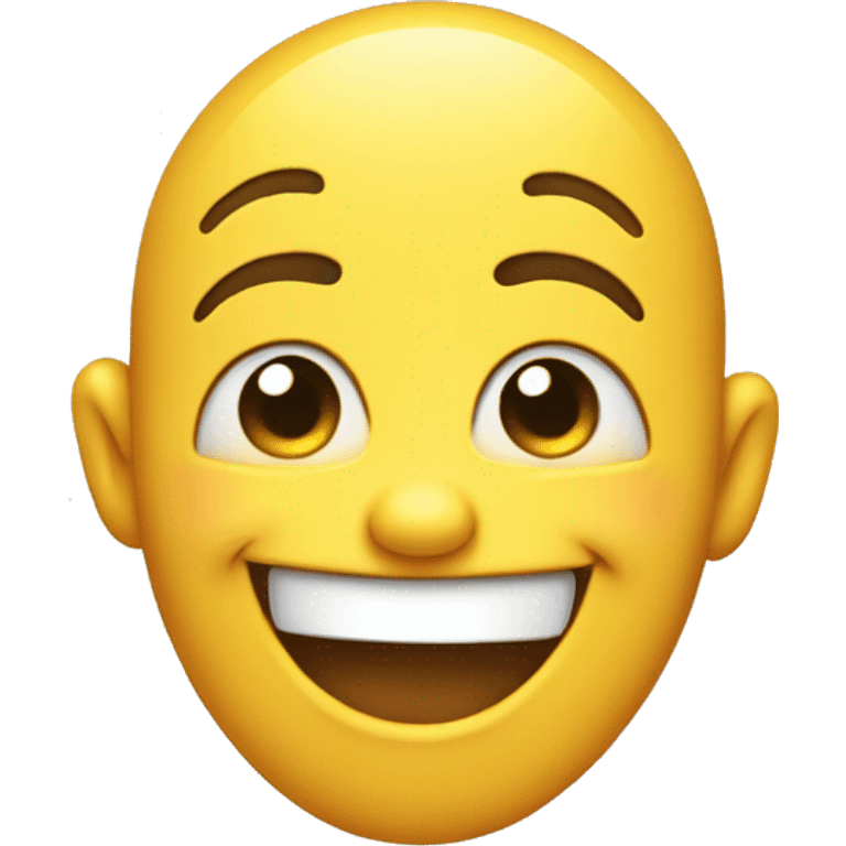 Laughing emoji in a playful, doodle style, with tears of joy and wide-open mouth.   emoji