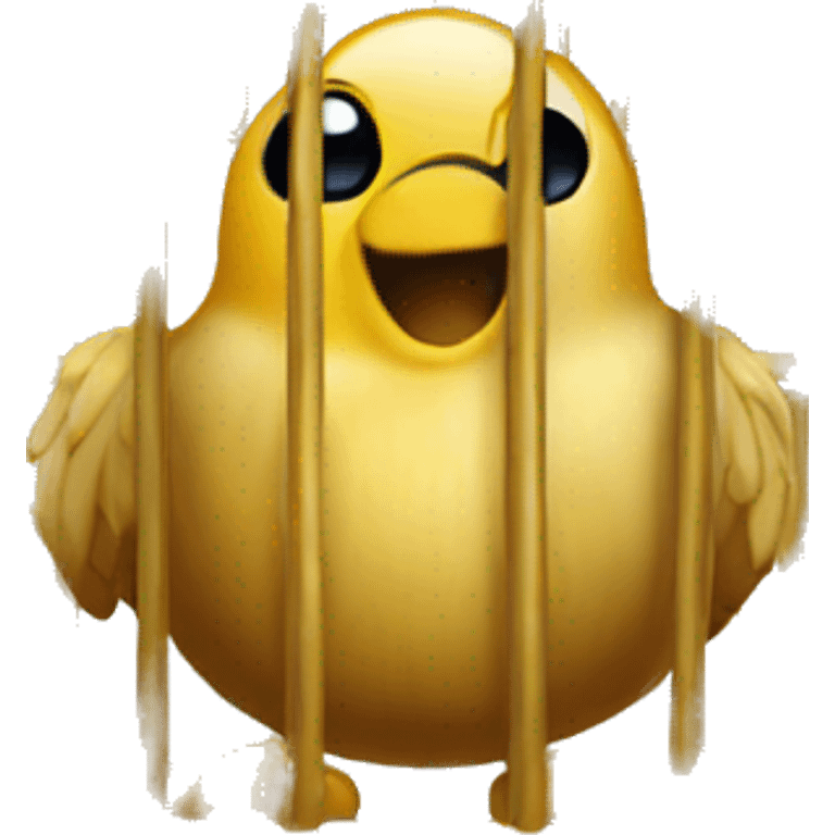 gold cage emoji