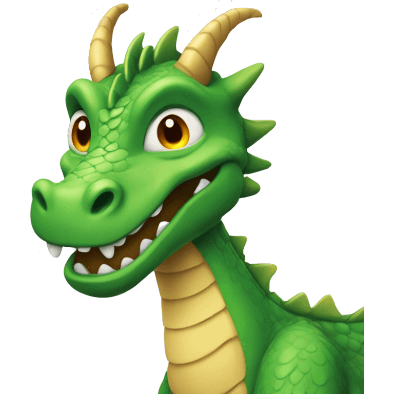 Dragon smiling emoji