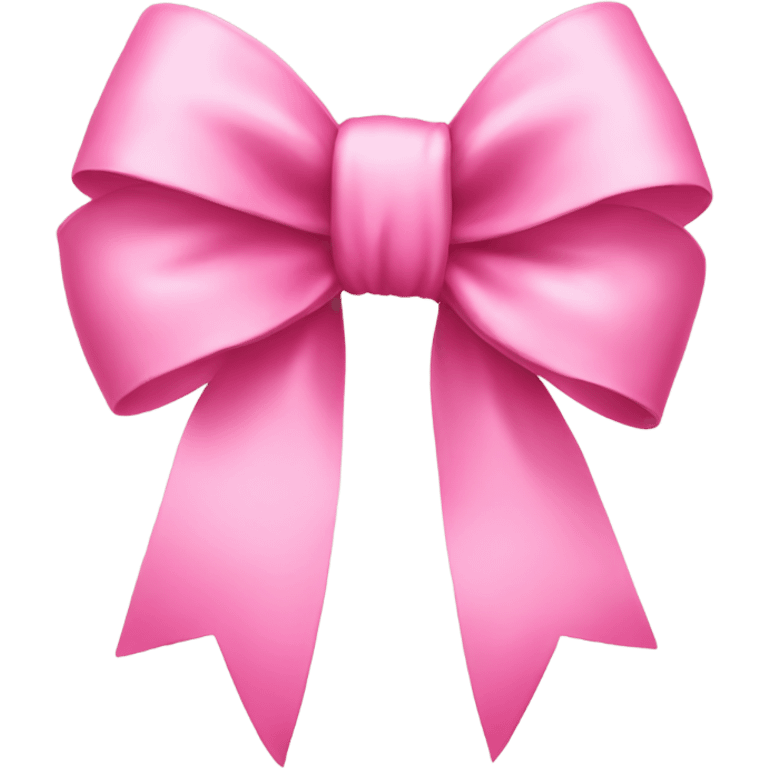 Pink bow emoji