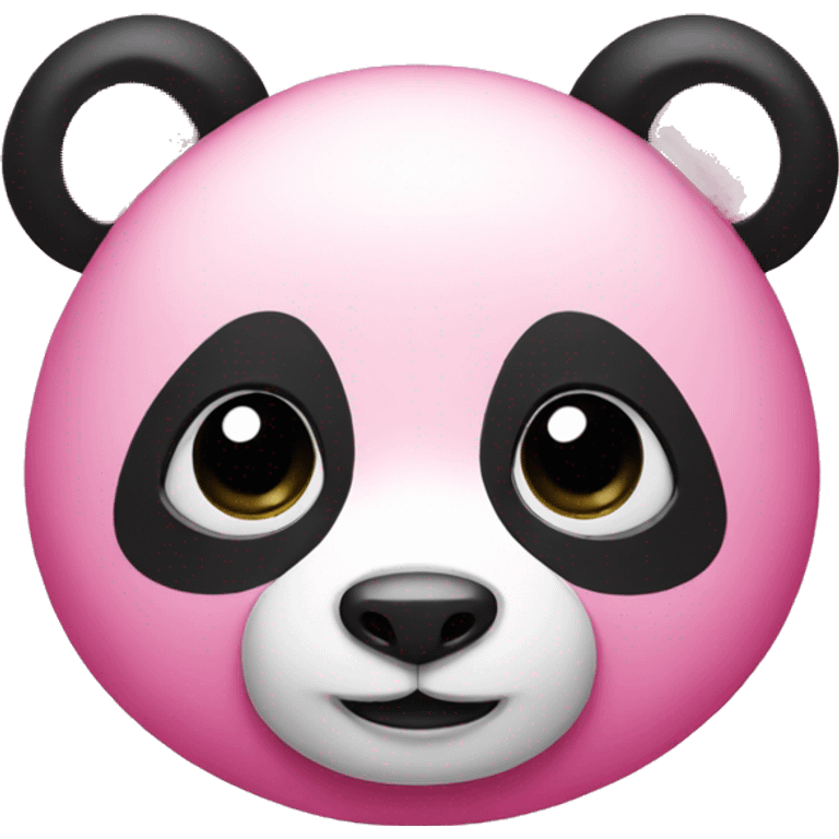 Pink panda emoji