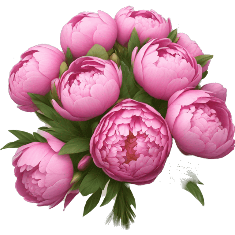 Bouquet of Peony’s  emoji