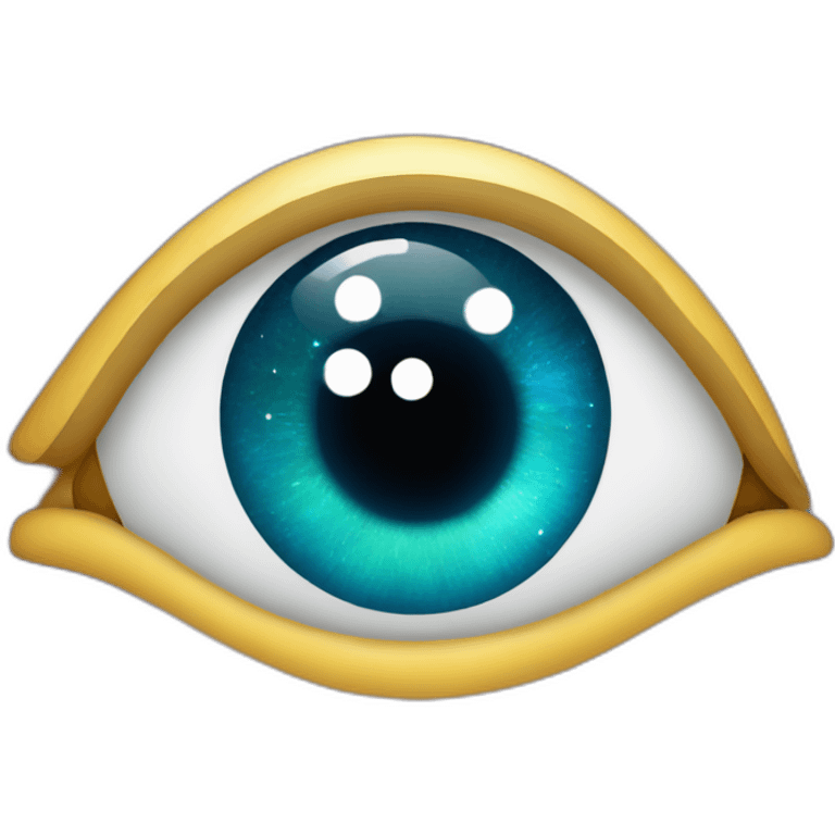 eye with stars emoji