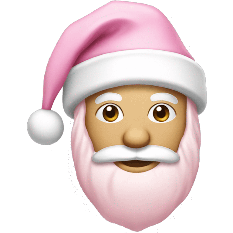 light pink santa hat emoji