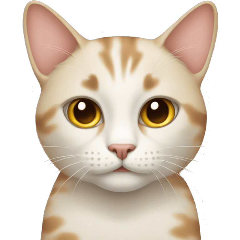 Neutral Face cat emoji