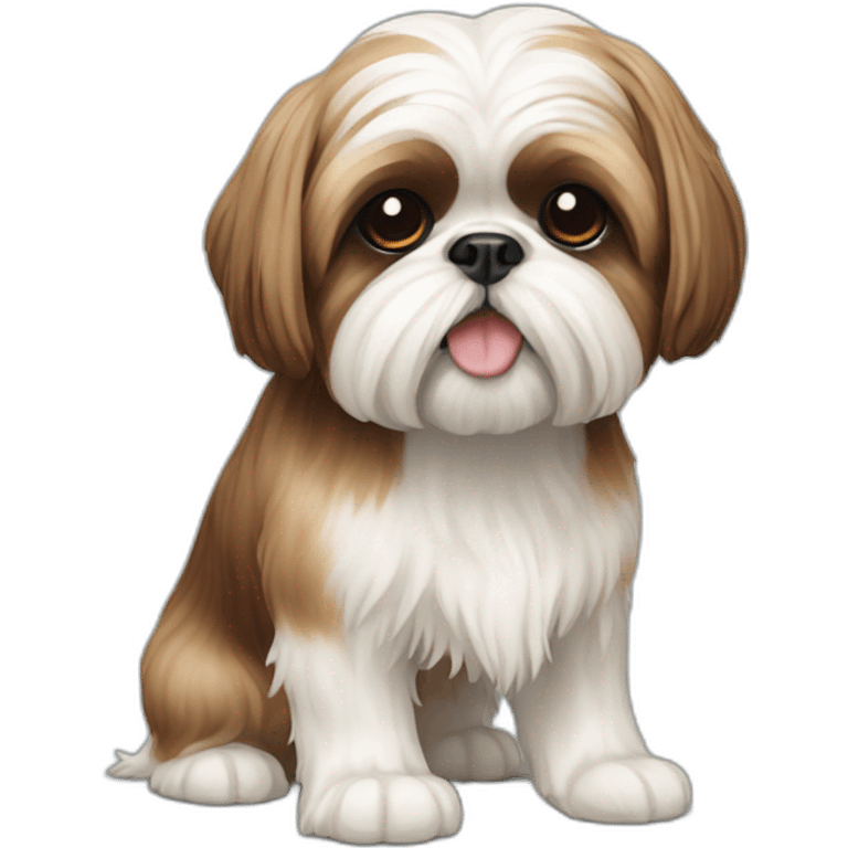 Dog Shih Tzu full-height emoji