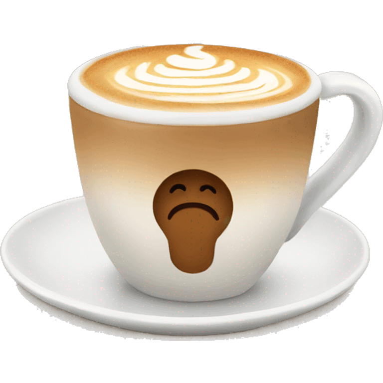 Match latte emoji