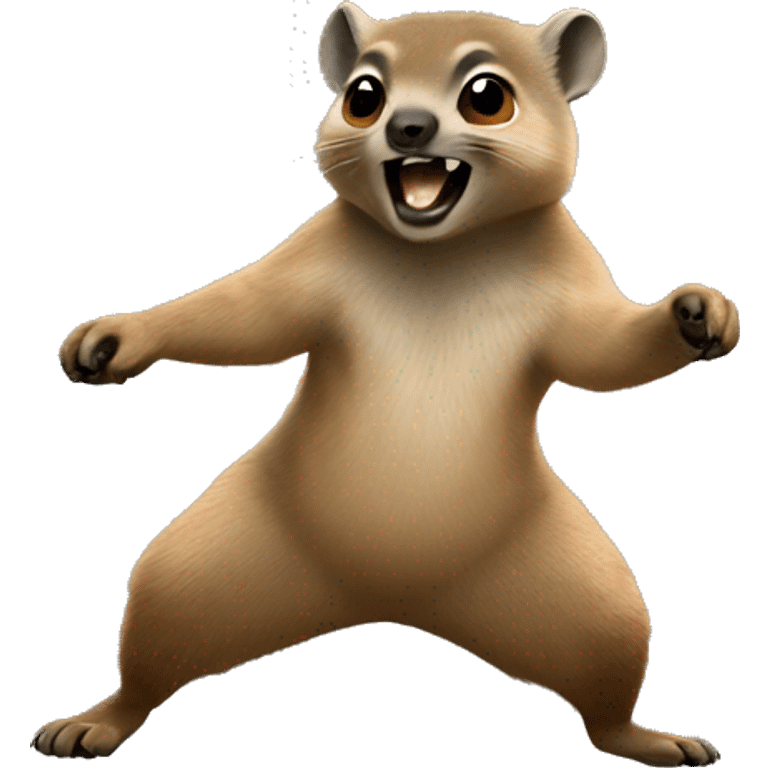 hyrax dancing emoji