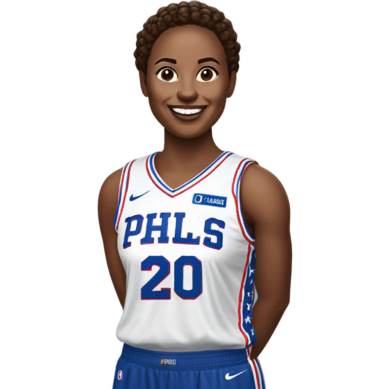 kelianne burgess 76er jersey emoji