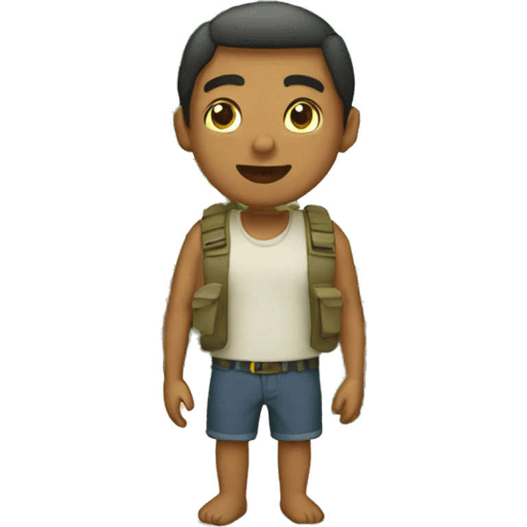 Adulto Relajado en una isla emoji