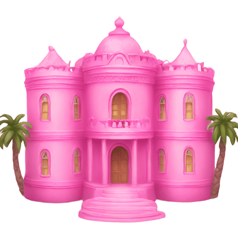 Pink palace emoji