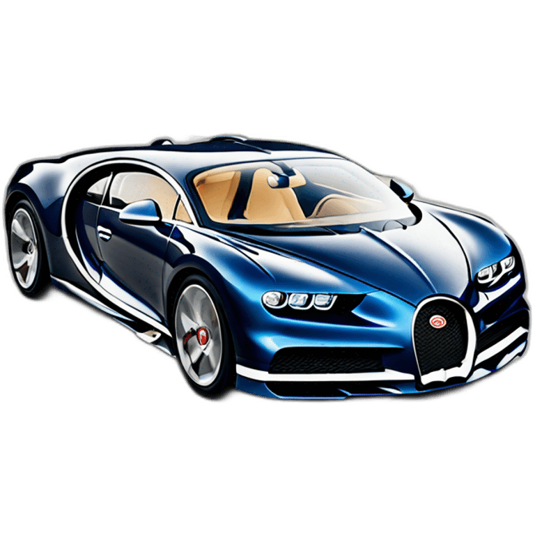 Bugatti chiron 300+ emoji