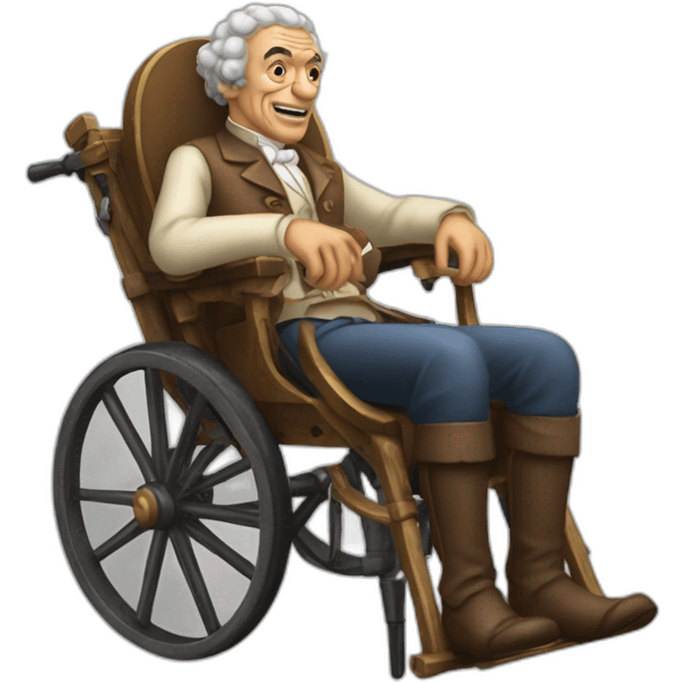 hector salamanca on his wheeling chair emoji