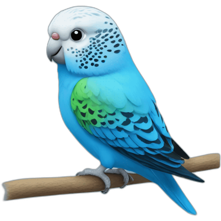 blue budgie emoji