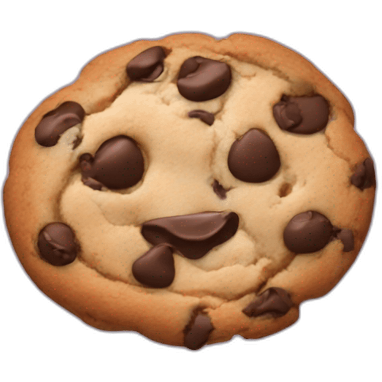 3 chocolate chip cookie emoji