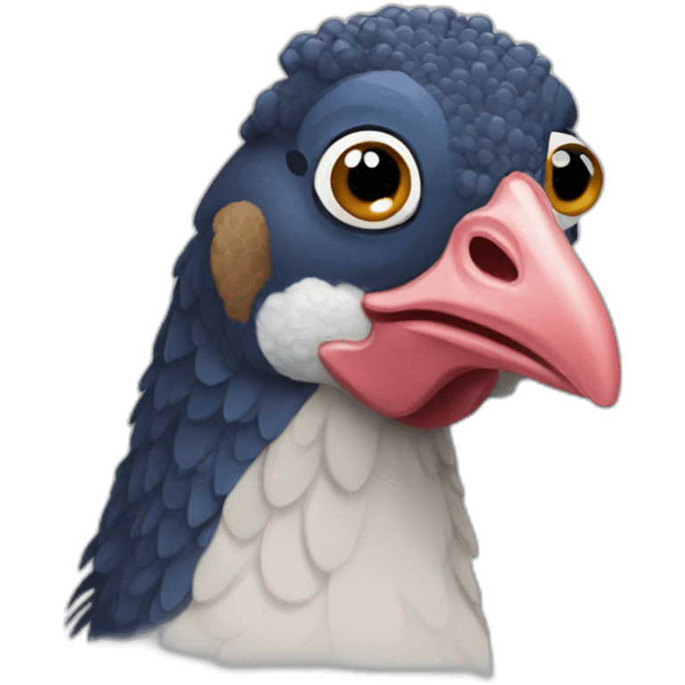 guinea fowl emoji