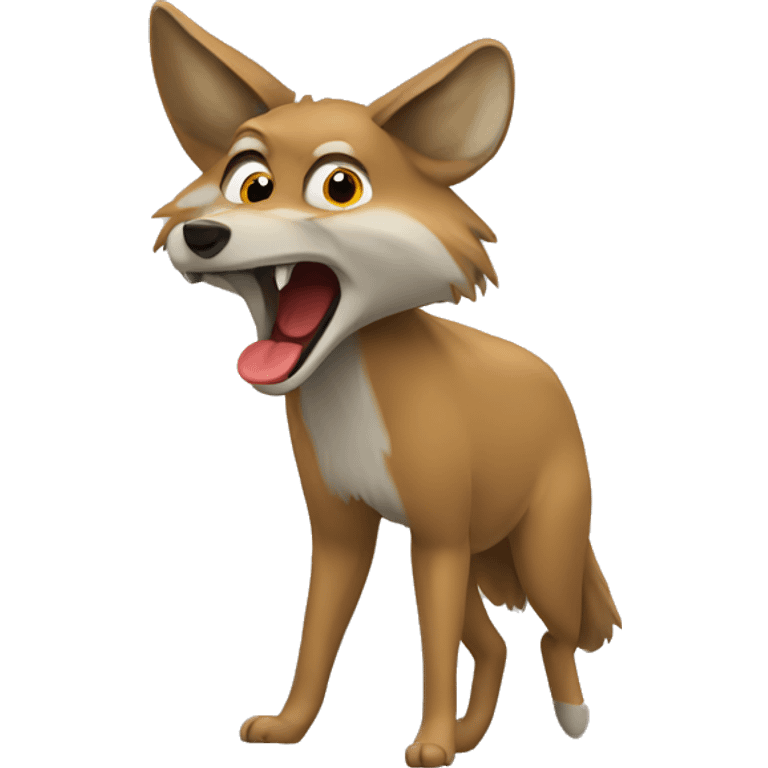 Coyote Yapping  emoji