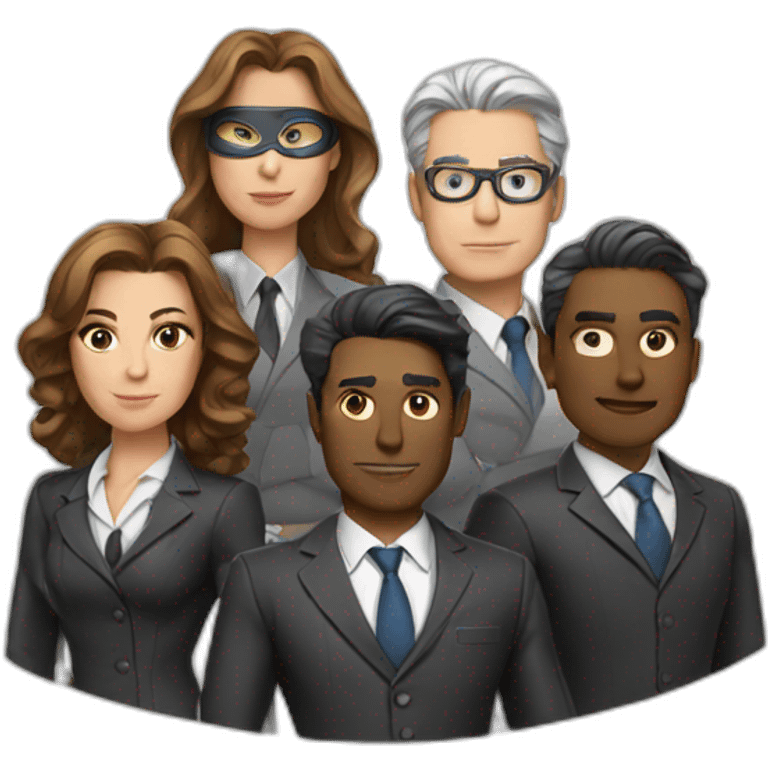 super hero legal team emoji