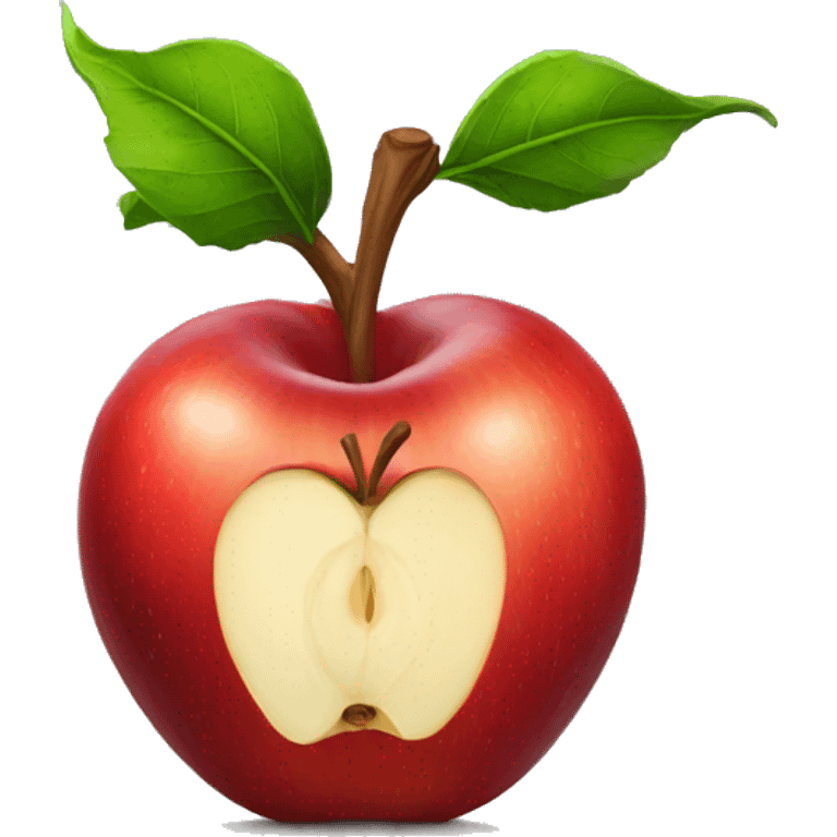 thorned red apple emoji