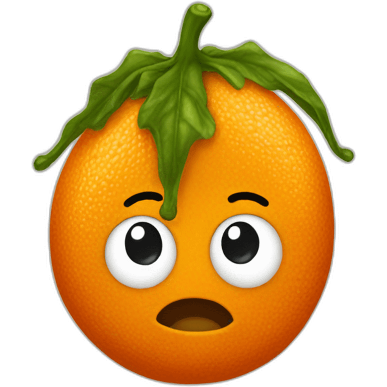 orange-pickle emoji