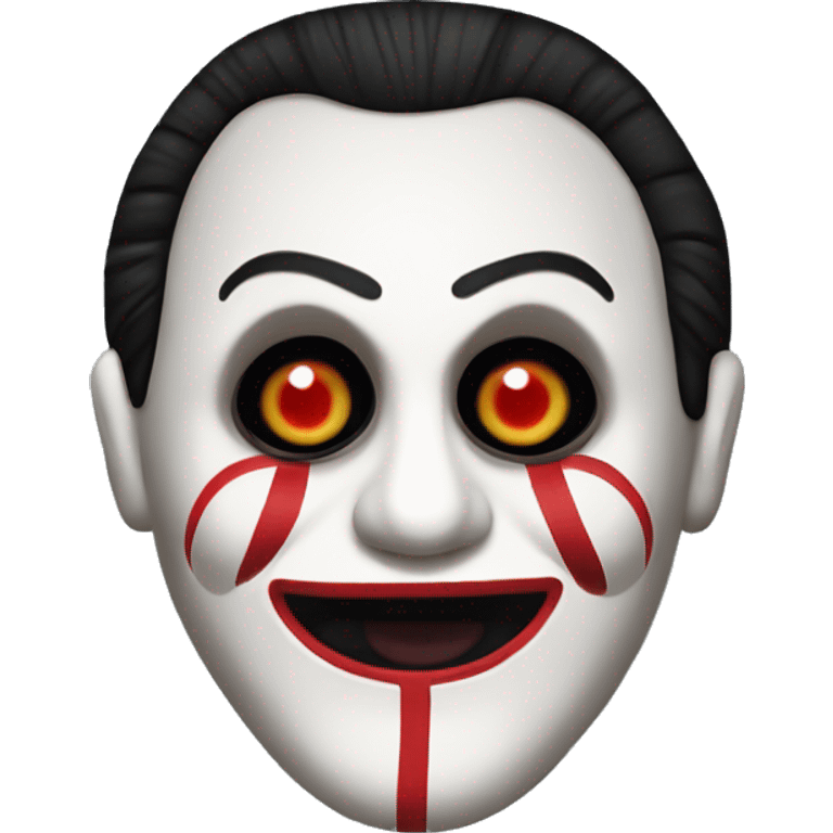 billy the puppet black eyes emoji