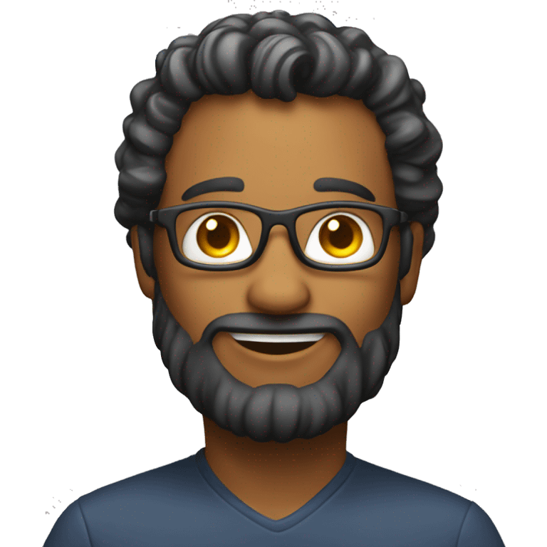 happy thinking tech guru emoji