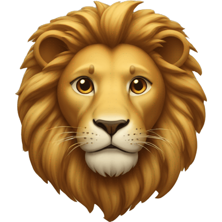 lion with heart emoji