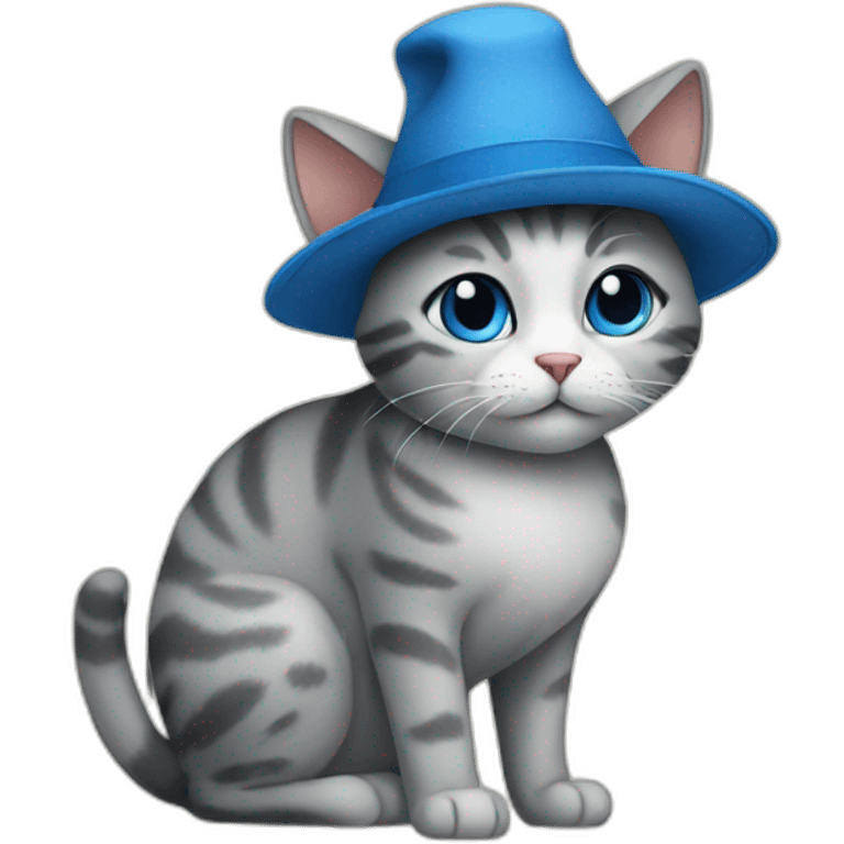 cat with blue hat emoji