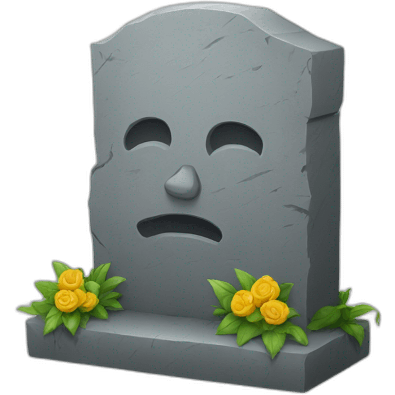 head stone emoji