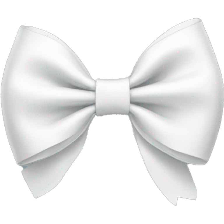 White bow emoji