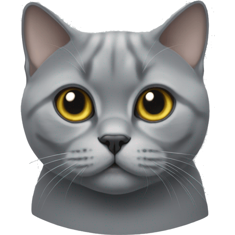 British shorthair grey emoji