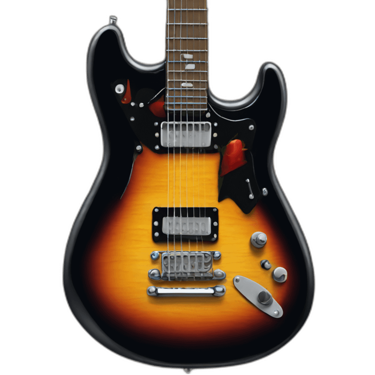 ACDC guitar emoji