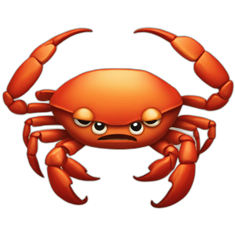 angry crab emoji