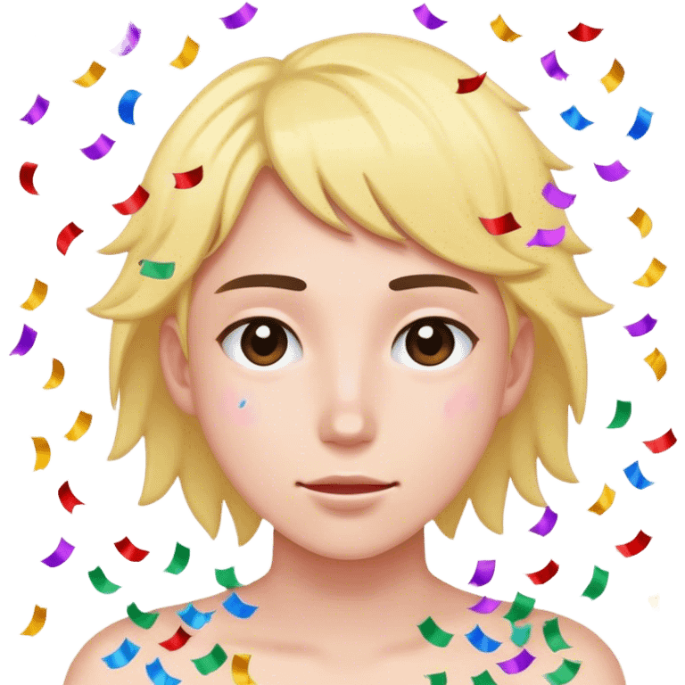 Confetti floater emoji