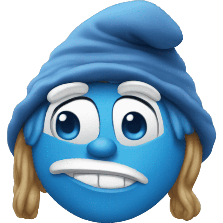 Smurf emoji