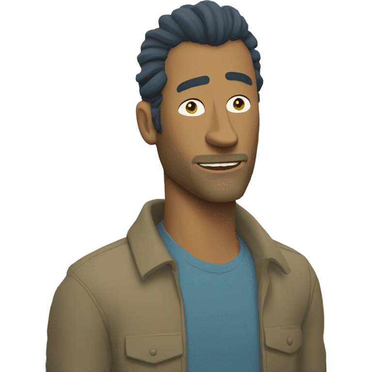 Bojack horseman with Rick emoji