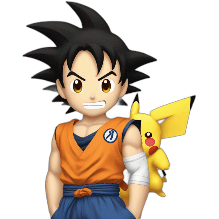 Goku pikachu emoji