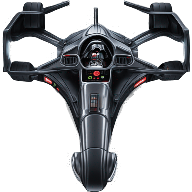 Radio controlled Formula Darth Vader’s race car, light saber headlights, exposed suspension  emoji