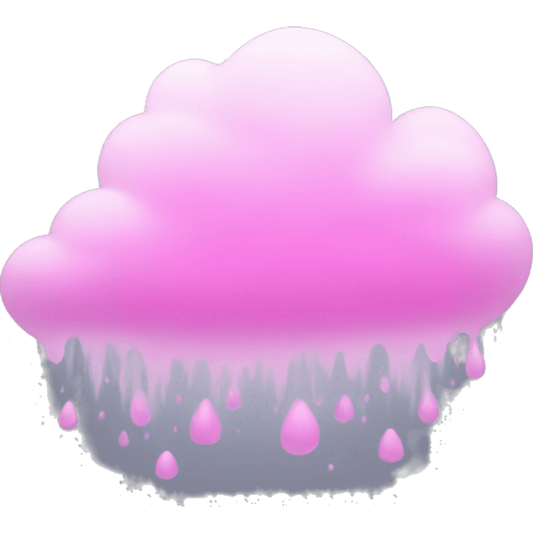 Fog with pink particles  emoji